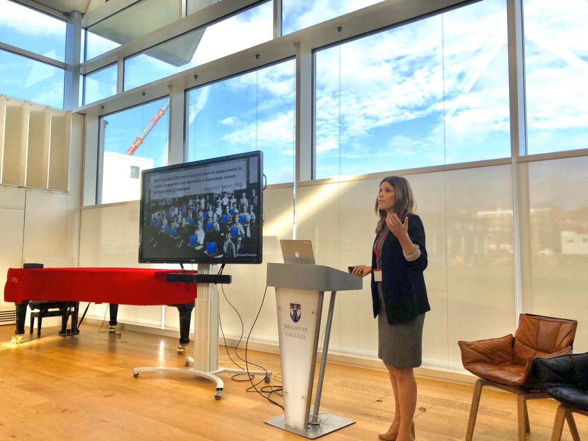 EdTechJames's tweet image. “Nothing could be more absurd than an experiment in which computers are placed in a classroom where nothing else is changed.” - Seymour Papert (1993), courtesy of @CrisTurple #edtechsummit