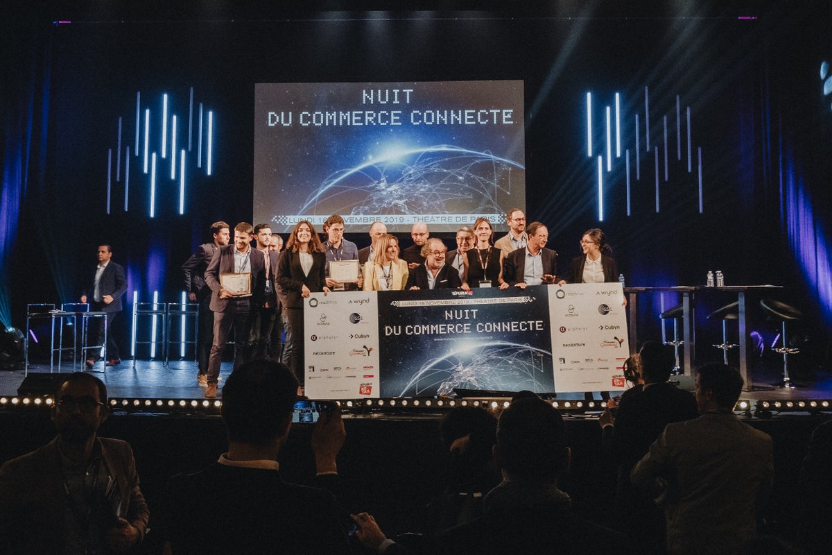Nous étions sponsors de la Nuit du commerce connecté @NDCC2019, qui met en lumière des entreprises proposant un service innovant pour le secteur du retail!🚀Retour en images sur le pitch de notre fondateur Nathan devant le jury de professionnels du retail, le 18 novembre à Paris.