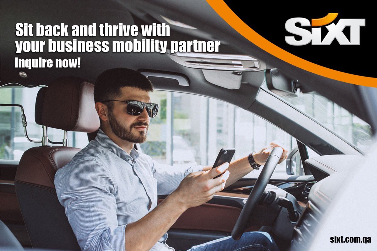 SIXT_Qatar's tweet photo. Make it look effortless with #SIXTQatar
استمتع بقيادة سيارتك بأقل مجهود وفي أسرع وقت
اختار سيارتك الآن من سيكيست 

#Doha https://t.co/uD1es74Ml2