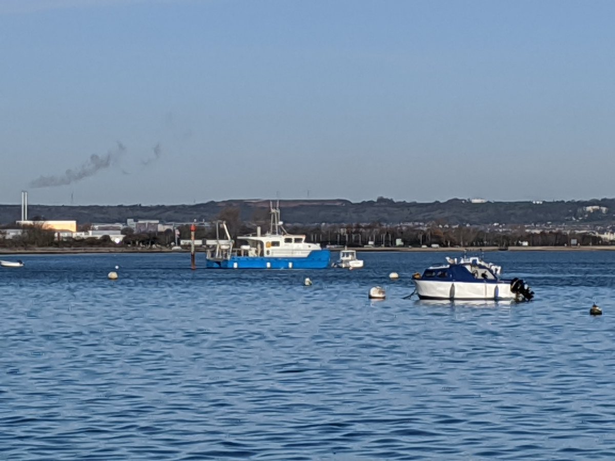 Inaugural sailing of University of Portsmouth research vessel Noctiluca, lovely day for it. #uopskipper#ims#uop#marinebiology