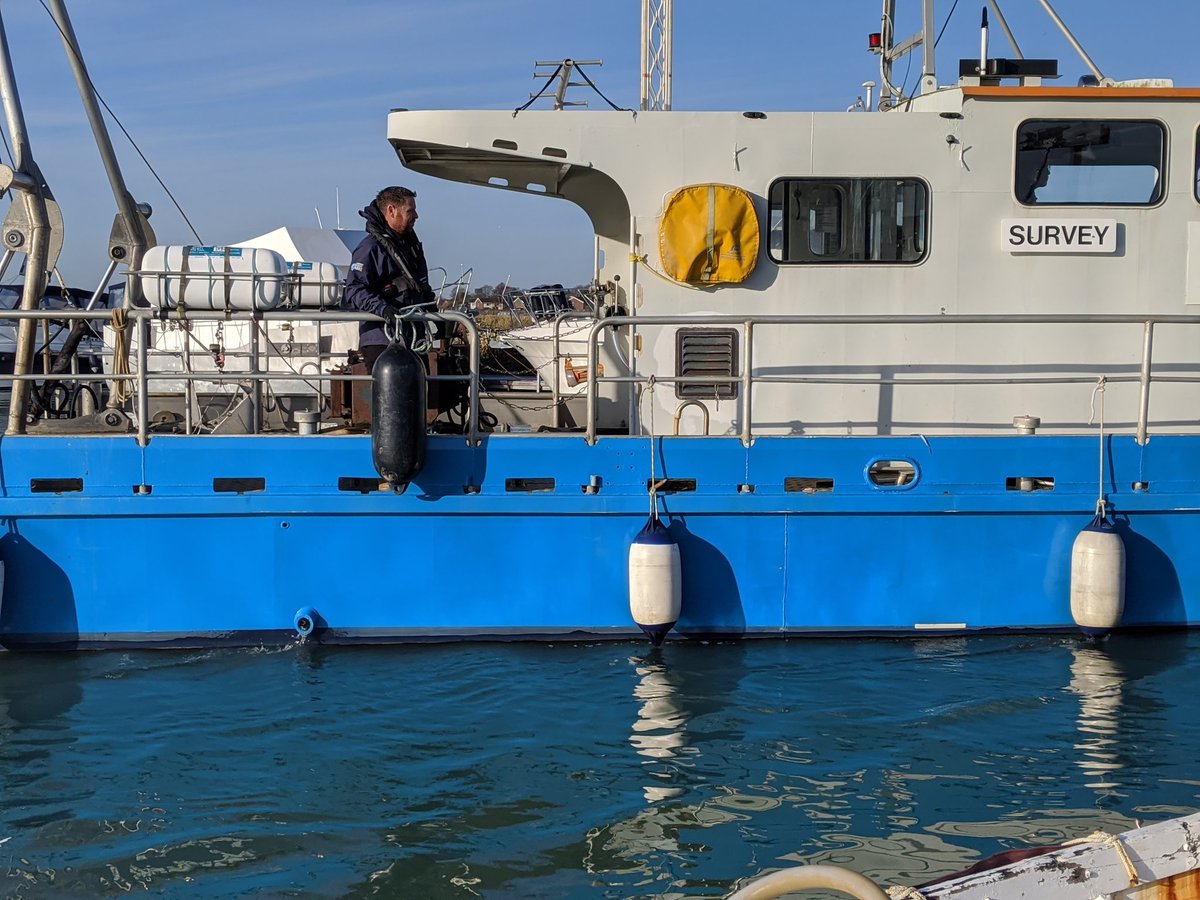 Glorious sunny, calm day for a trip around Langston's harbour #uopskipper#ims#uopmarinebiology
