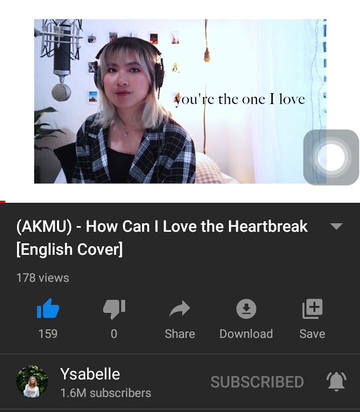 YsabelleRoyals's tweet photo. NEW COVER!!!

How Can I Love the Heartbreak (AKMU) [English Cover by Ysabelle)

Link here 🔗 https://t.co/rB2XEH3l8M https://t.co/v32Cq1PTxo
