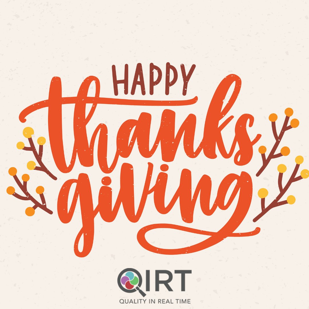 QIRTClinical's tweet photo. QIRT is grateful for YOU!
Enjoy your day with family and friends!
Happy Thanksgiving!
#happythanksgiving
#QIRT https://t.co/4r6eaNoFH1