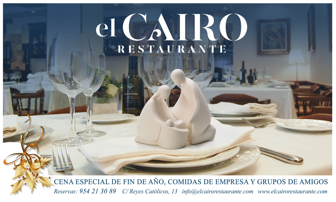 ¡Las navidades se acercan! 🎄🎅☃️ Visita <a href="/elcairosevilla/">Restaurante El Cairo</a> y disfruta con familiares, amigos o compañeros de trabajo de la cocina andaluza. información y reservas en ☎️ 954 213 089 #TDSActualidad #TDSGastro
