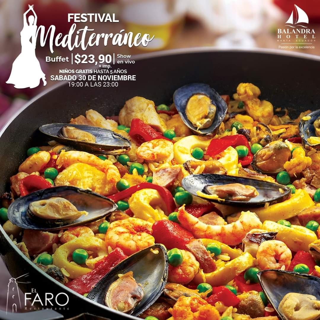 BalandraHotel's tweet photo. 💃 ¡Sabores con aire de flamenco! Los más exquisitos platos de mar y tierra los podrás vivir en el Festival Mediterráneo este 30 de noviembre 📅 en el Restaurante El Faro. Vive una noche con Show en vivo y la mejor gastronomía del mundo.
📍Avenida 7 y calle 20
📞 (593 5) 2620 545 https://t.co/85etJ4We9X
