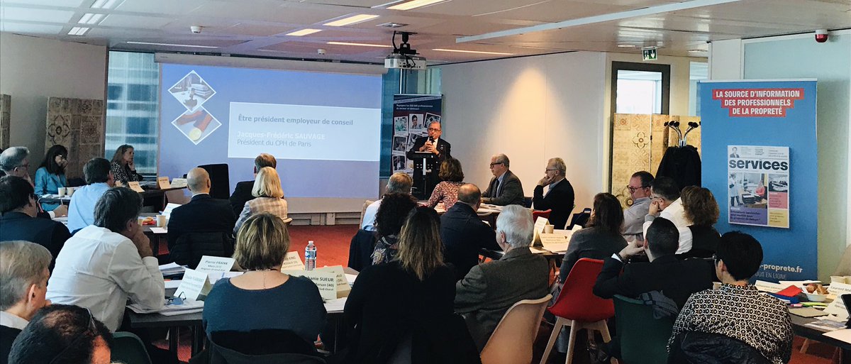 FedeProprete's tweet image. ⚖️ C’est aujourd’hui la journée Prud’homale de la @FedeProprete à #Paris autour des 102 conseillers prud’hommes de la branche #Propreté réunis pour se former collectivement et découvrir les nouveaux outils numériques dédiés à cette mission.