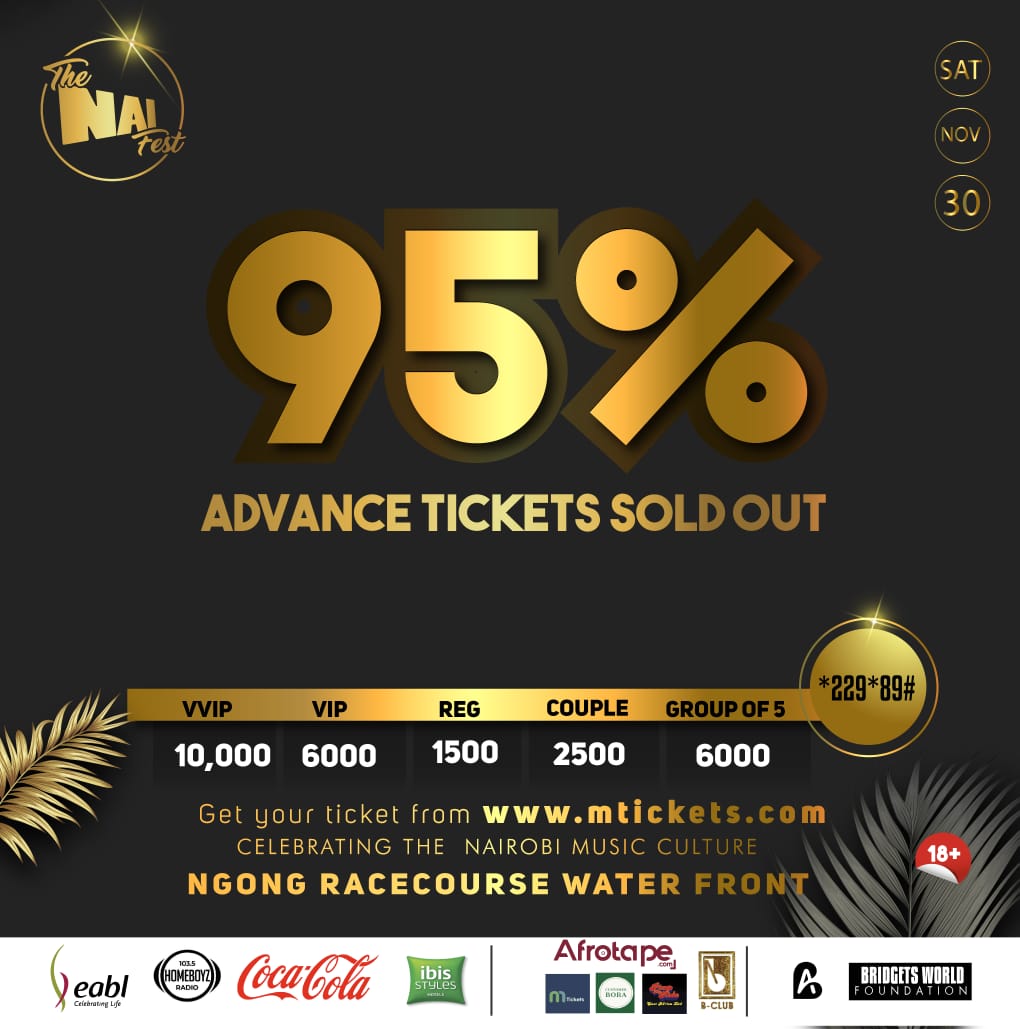 cbs_ke's tweet photo. Attend "#TheNaiFest" and be assured she always has a knack for bringing everything to a stop thanks to her electrifying mixes.
@joeboyofficial will be performing live.

Grab your tickets today on https://t.co/rpKurQMFCz or dial *229*89# https://t.co/ghJtdolLyl
