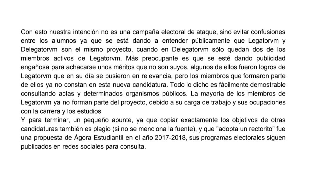 LaColmenaFGeH's tweet photo. Desde La Colmena queremos presentaros un comunicado sobre "los logros de Delegatorvm". https://t.co/50qKTlfwyC