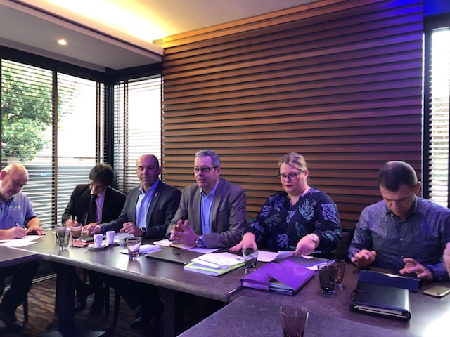 PHILIPPECOY's tweet photo. La fédération de #Normandie #Maine se retrouve à #flers #Orne avec une actualité regionale très intense et dynamique. Réélection du président ALain Clouet @LesBuralistes #RSE #deveconomique #transformationburalistes #marcheparallele @ccifrance @CCINormandie @douane_france https://t.co/evhf4fi27J