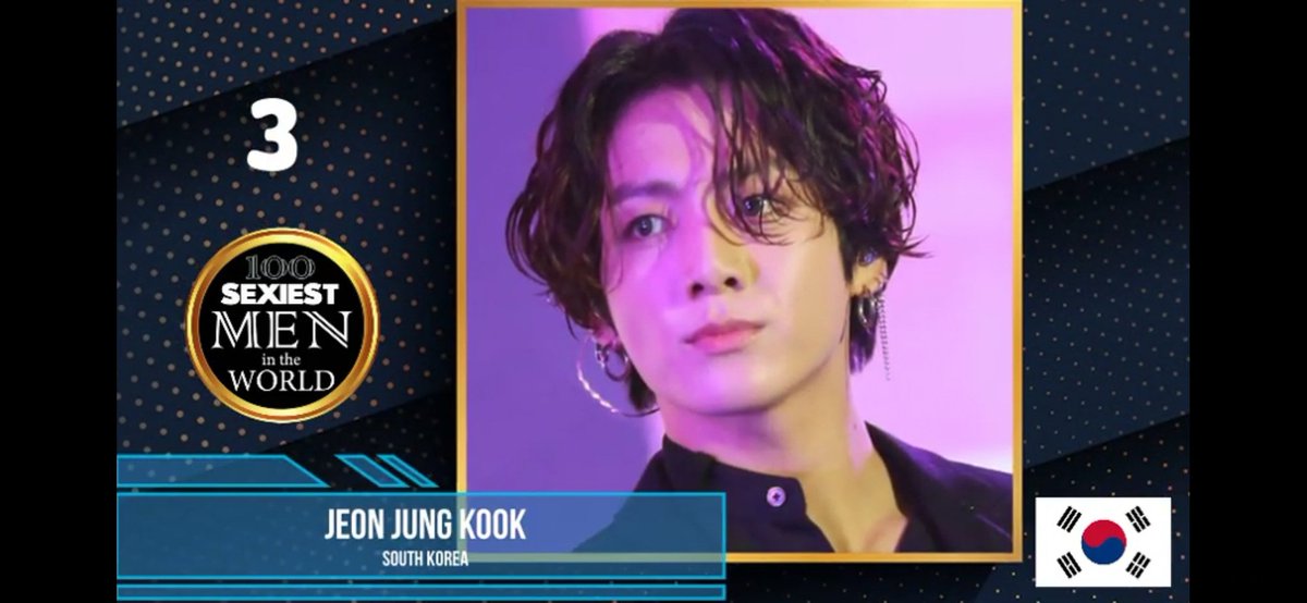 sceneryfortae's tweet photo. All Top 4 in the list are from @BTS_twt

#1 Taehyung
#2 Jimin
#3 Jungkook
#4 Seokjin

Congratulations to our sexy boys 💜🎉
#VSexiestMan2019 #SexiestMan2019 https://t.co/6DVH27cGMa