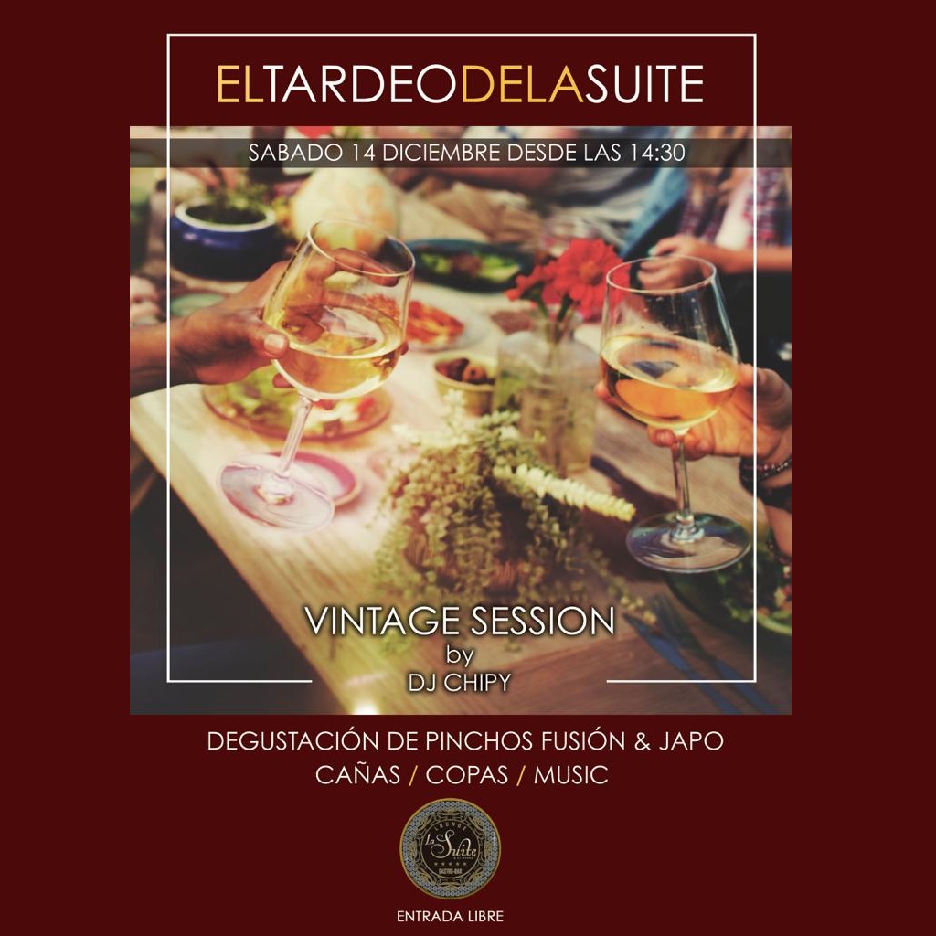 la_suite's tweet photo. 🍾 ¡Tenemos el placer de anunciaros que tendremos “Tardeo en La Suite” una vez al mes! 🥟

Y el próximo será… 🥁 ¡¡EL 14 DE DICIEMBRE!! 🥳🎉 

#fiesta #tapas #tapasfusion #tapasjapo #tardeo #salir #amigos #sabados #finesdesemana #copas #cerveza #musica #djs https://t.co/hKuPVxVbv8