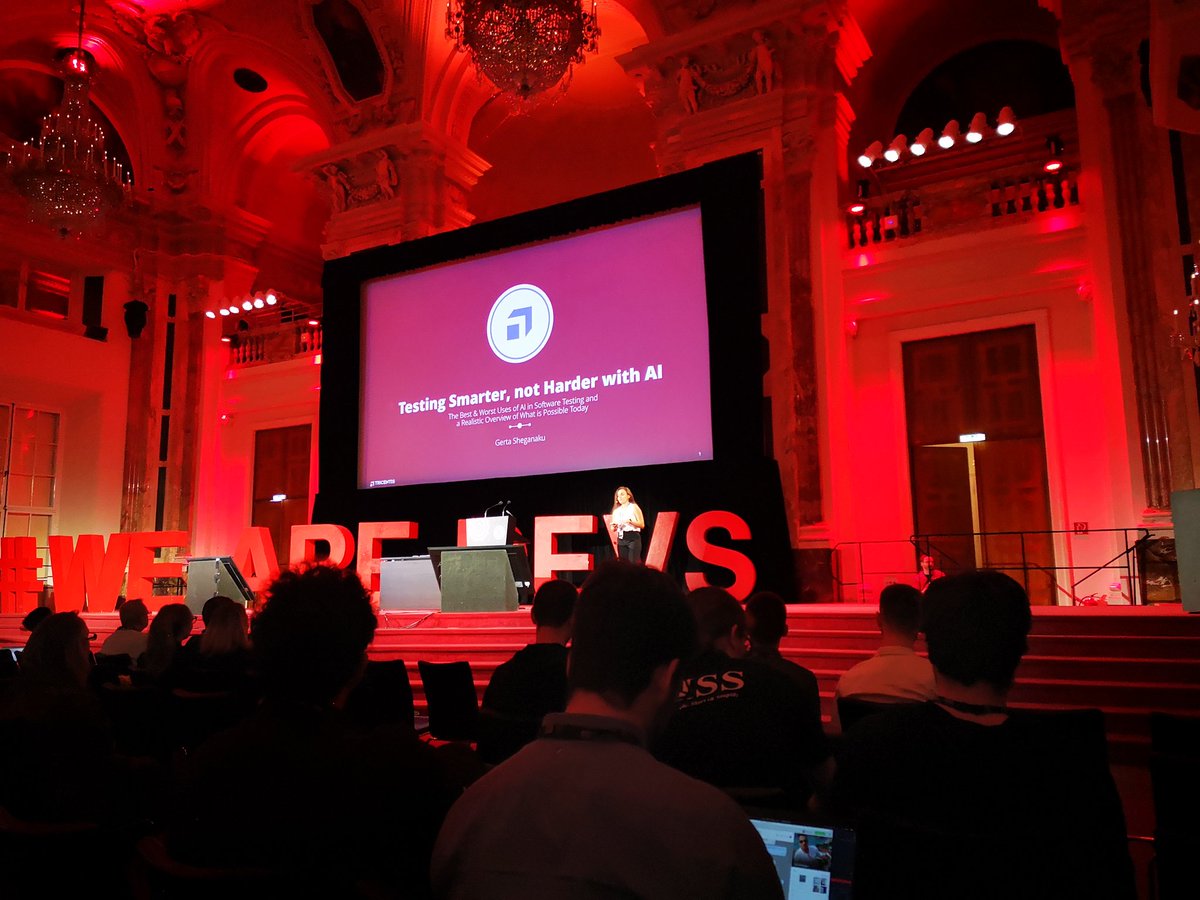 VeraGrablechner's tweet image. #testing smarter, not harder - @Sheg_Ge of @Tricentis about #riskcoverage #optimisation and their #neural optimal #automation "NEO" @WeAreDevs

#realtime #tracking #opensource #ArtificialIntelligence #SoftwareTesting #wearedevs19 #wearedevs #MachineLearning #AI #tech #womenintech