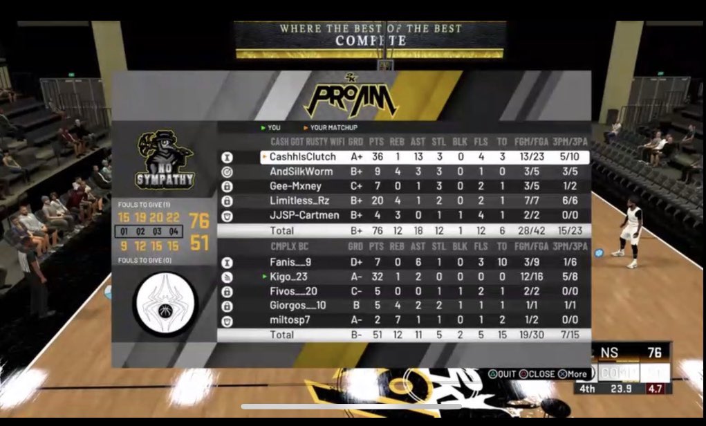 Gg to @complexikoi in our match up yesterday!