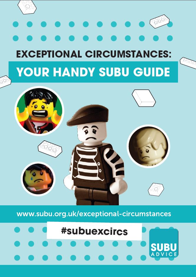 Want to find out more about Exceptional Circumstances? 

Pop onto our website for details
subu.org.uk/support/advice…
