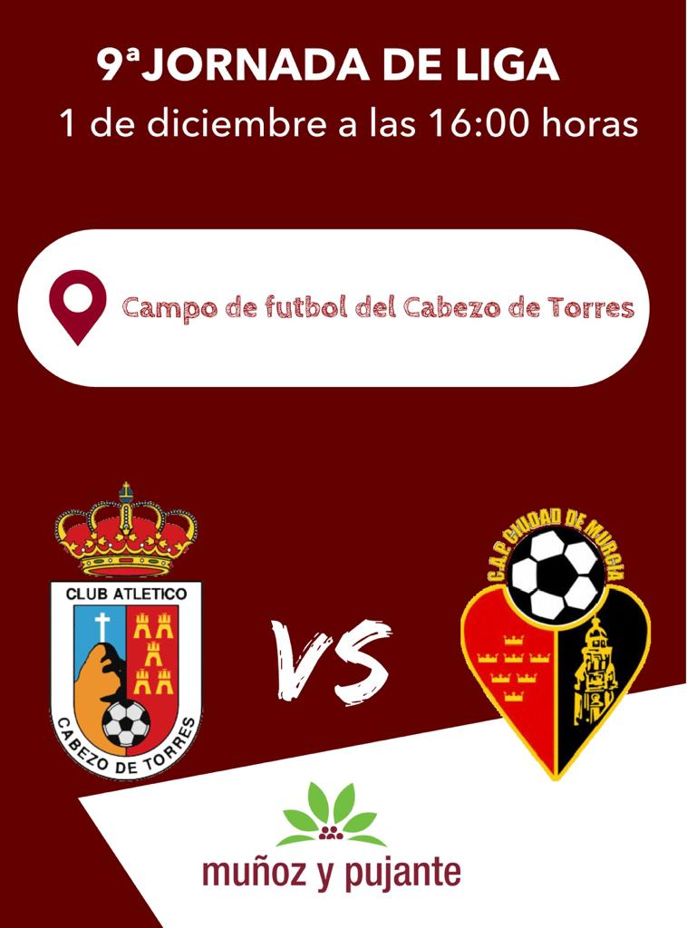 Jugamos en casa contra el <a href="/CiudadDeMurcia/">CAP Ciudad de Murcia</a> fem B.

¿te lo vas a perder? 
#VamosCabezo