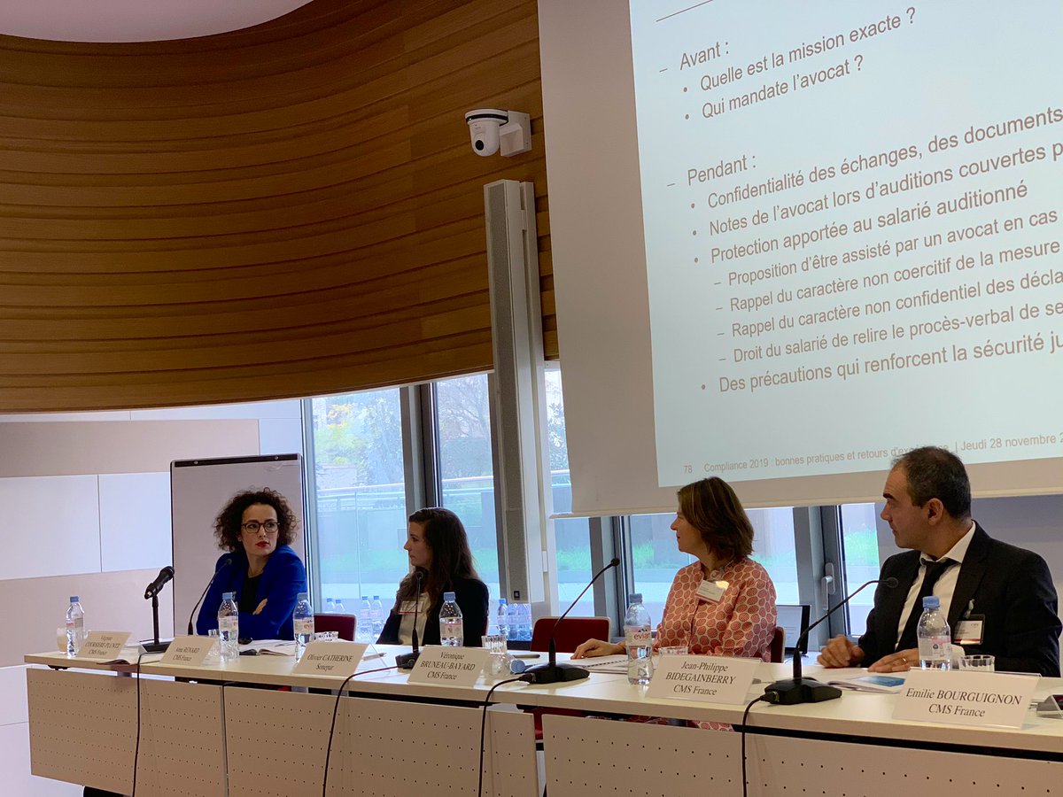 cms_fl's tweet photo. « L’application CMS Dawn Raid App a été lancée en février 2019 et a été téléchargée plus de 900 fois à ce jour. », Virginie Coursière-Pluntz, avocat Counsel de notre cabinet. #CMSFLlive https://t.co/RUv2Jgr3fL