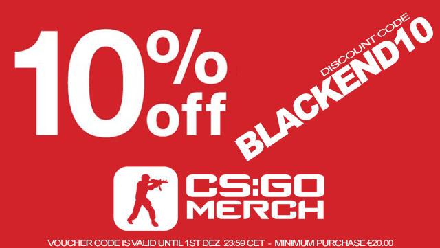 ❗️ SAVE 10% AT YOUR ENTIRE ORDER ❗️

Use the discount code "BLACKEND10" in your cart!

➡️ csgo-merch.com/discount/BLACK…

#rabatt #gutschein #voucher #BlackFriday #BlackFridaySale #weekend #save #sparen #Discounts