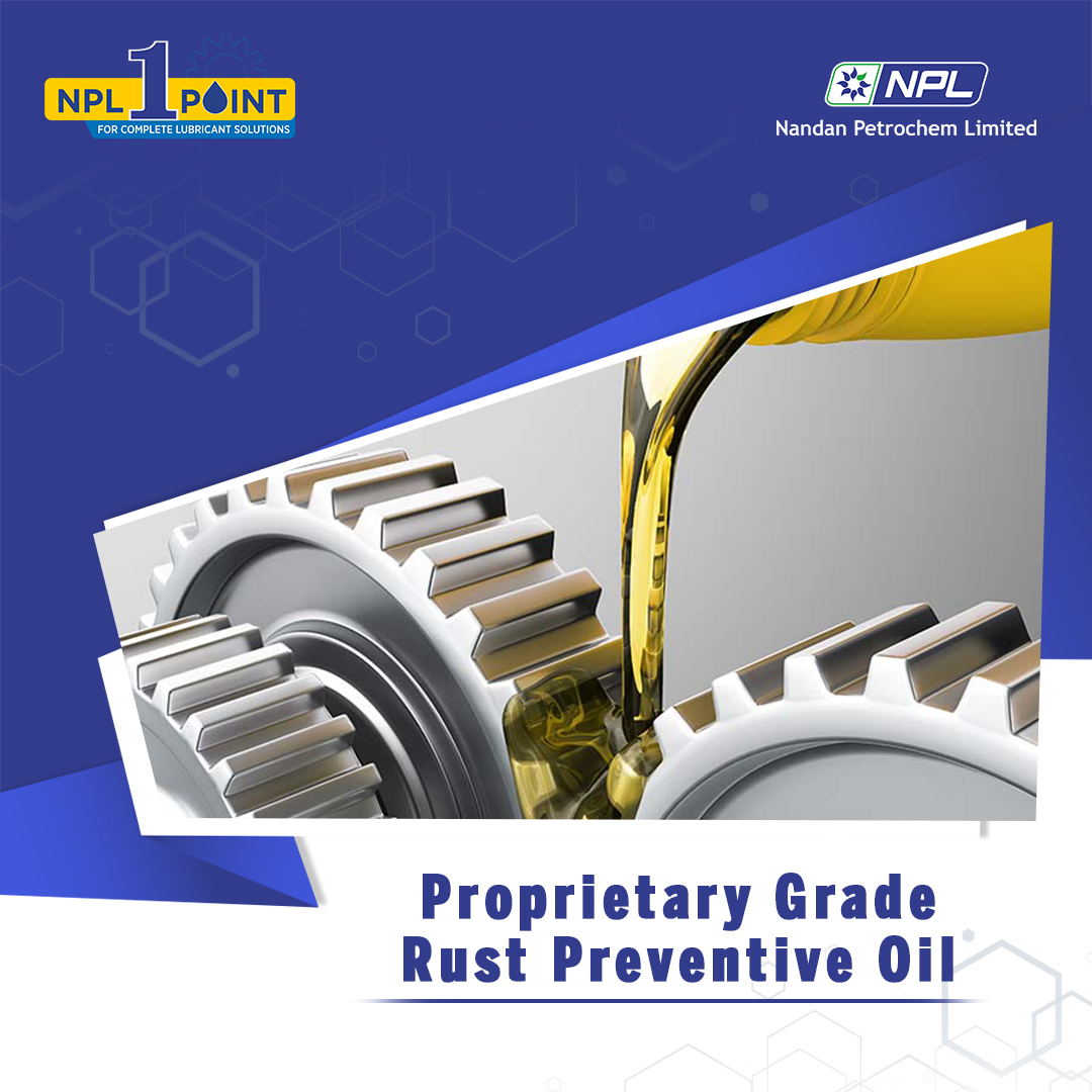 NandanPetrochem's tweet photo. Velvex Rustvel WD M oil protects the metal parts and assemblies during the manufacturing process. 

To know more, log on to https://t.co/ePCKp6ofvH

#NPL #NandanPetroChem #LubricantOil #Lubricants #RustPreventive https://t.co/MisgWsLUaf