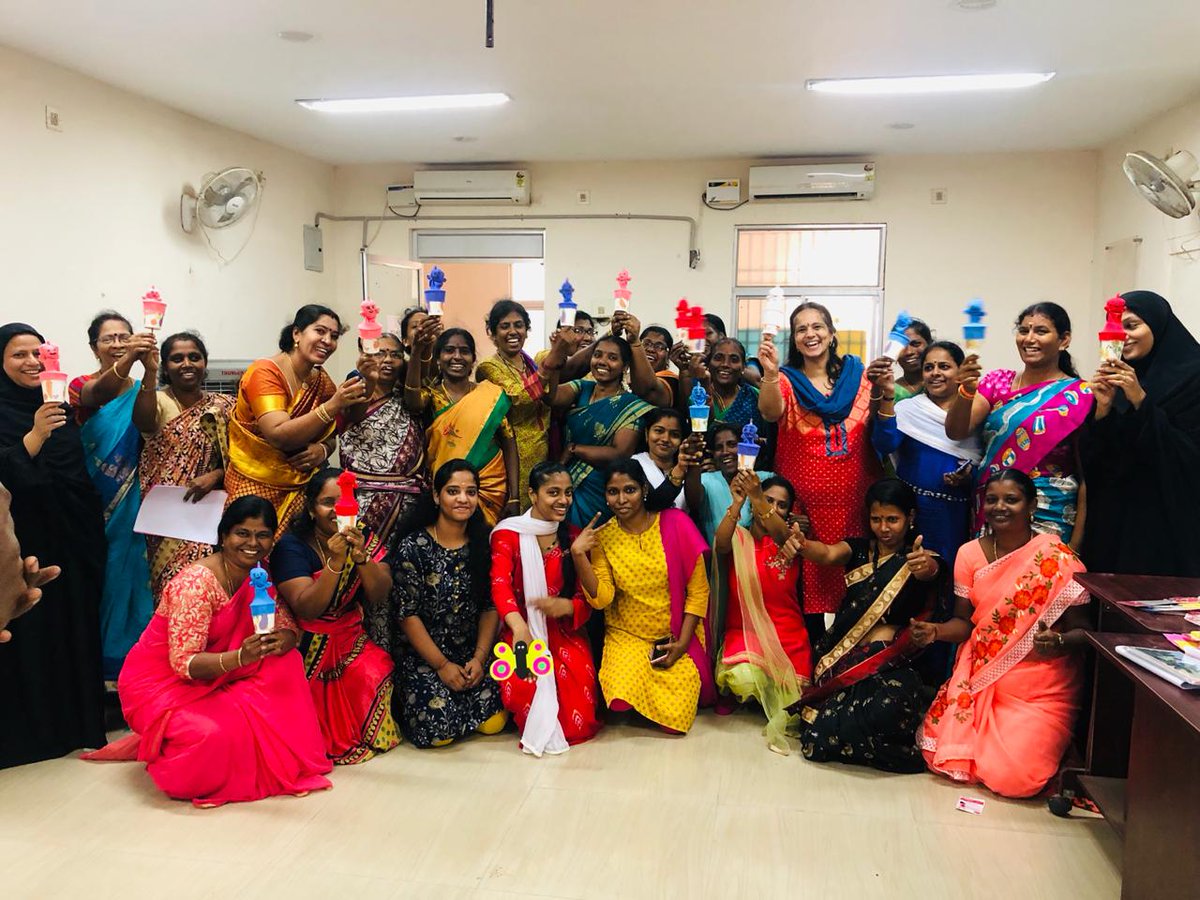 techmahindracsr's tweet photo. #Throwback to the time when 50+ teachers from Greater Chennai Corp Schools participated in our #Preschool kindergarten training program. Loads of games, new songs &amp; other fun activities were part of the program
#TechMahindraCSR #RiseforGood #education #CreatingHappierClassrooms https://t.co/hcHn2HPG1v