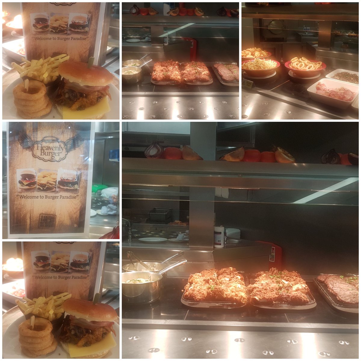 jamesjocky's tweet photo. @Elior_Group @elioruk @CathrynTemple @DFradgers Heavenly Burger at Murray's.  Beefburgrr, Chicken or Bhaji Burger with #upsells Bacon, Mushroom, Cheese and Sides Galore #teamelior #eliorfoodie https://t.co/cBDnNGcAvN
