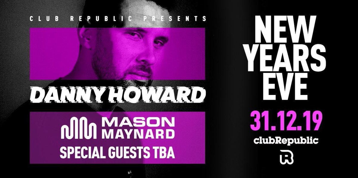NEW YEARS EVE at Club Republic is Historically the Biggest NYE Event in the Midlands! 

<a href="/dannyhowarddj/">Danny Howard</a> <a href="/masonmaynard/">Mason Maynard</a>