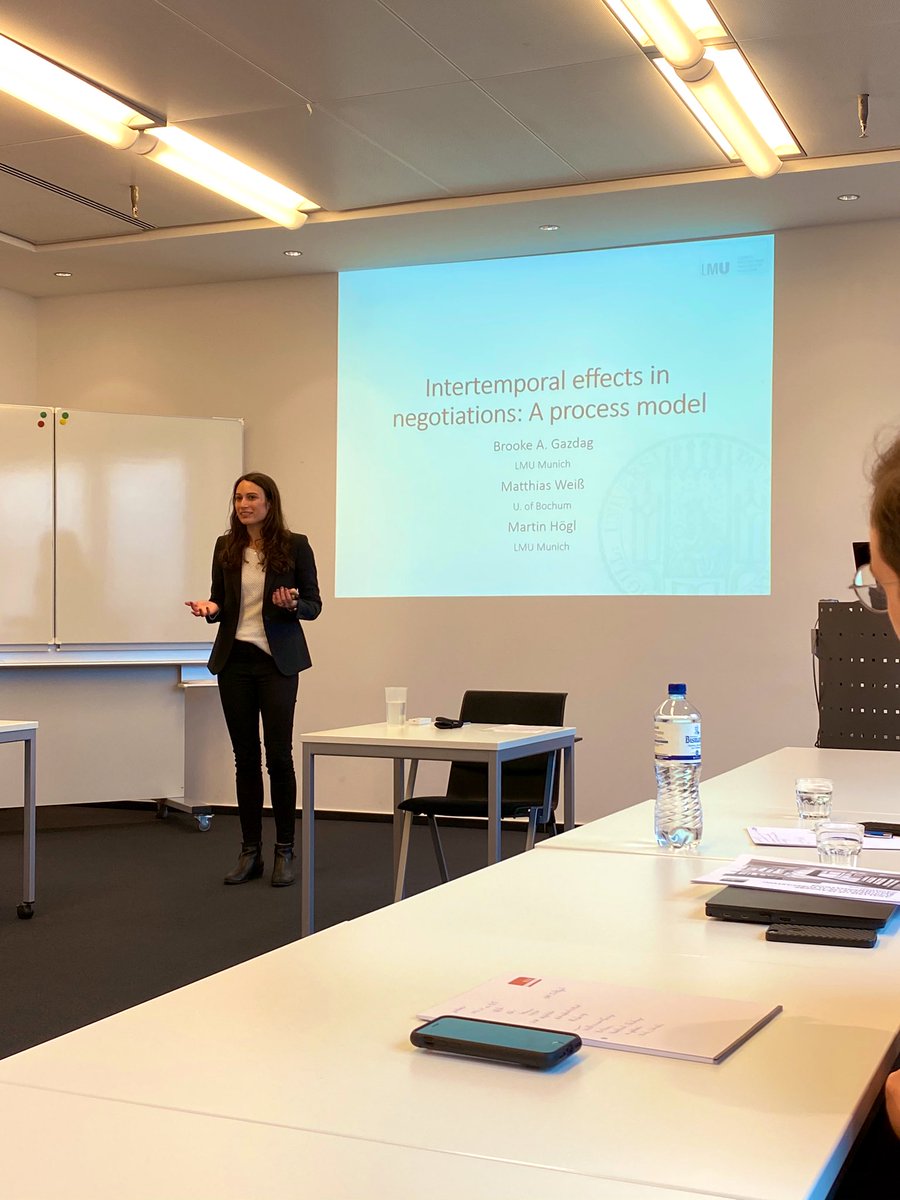 Glad that I visited really interesting research talk by <a href="/BrookeGazdag/">Brooke A. Gazdag</a> at @THE_KLU on negotiation and emotion. Looking forward to our 1o1 discussion with Brooke. Also, join the public lecture by Brooke on Monday 🙂
