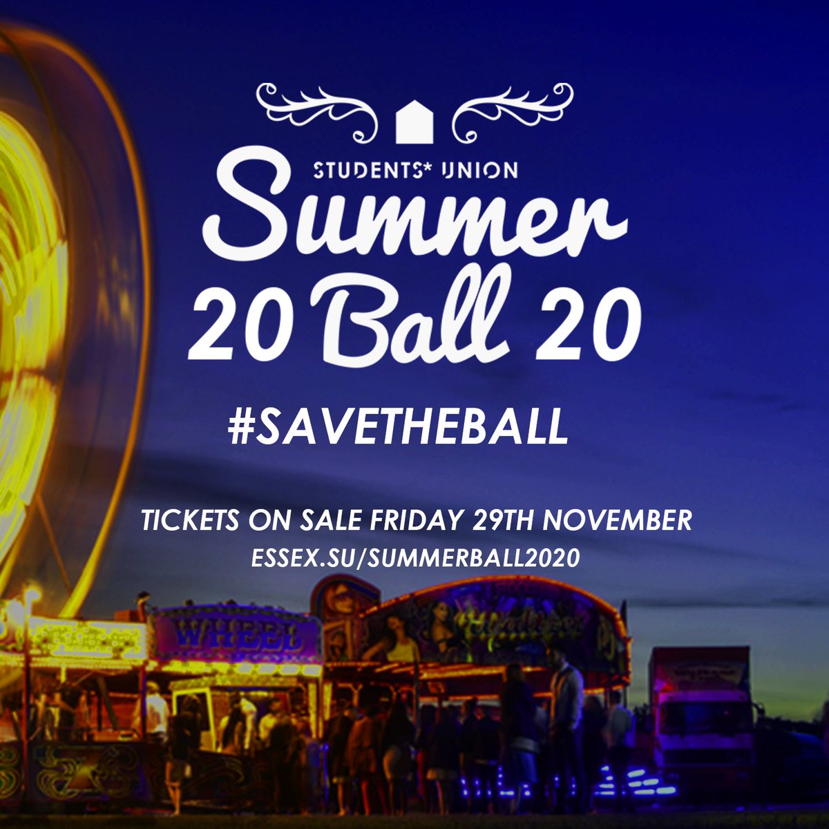 EssexSU's tweet photo. Tickets go on sale for the Summer Ball tomorrow #SaveTheBall Want to read more about the mission? Click here: https://t.co/oyGDZUGC0d https://t.co/ZL0BEp6hzh