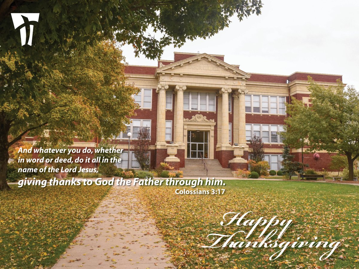 TaborCollege's tweet photo. Happy Thanksgiving from Tabor College! https://t.co/0QWLMM3wSa