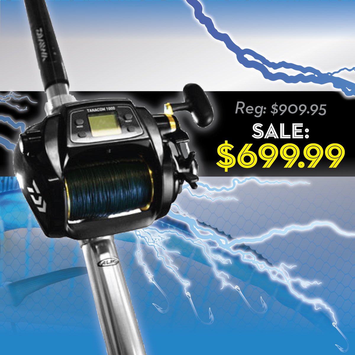 Capt. Harry's on X: 👊 #DoorBusterDeal Daiwa Tanacom 1000 60