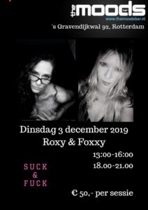 themoodsbar's tweet photo. @themoodsbar @gangbang_roxy @FoxxyAngel  dinsdag 3 december  2 sessies 50,00 best girls ever https://t.co/dlpaKSY90a