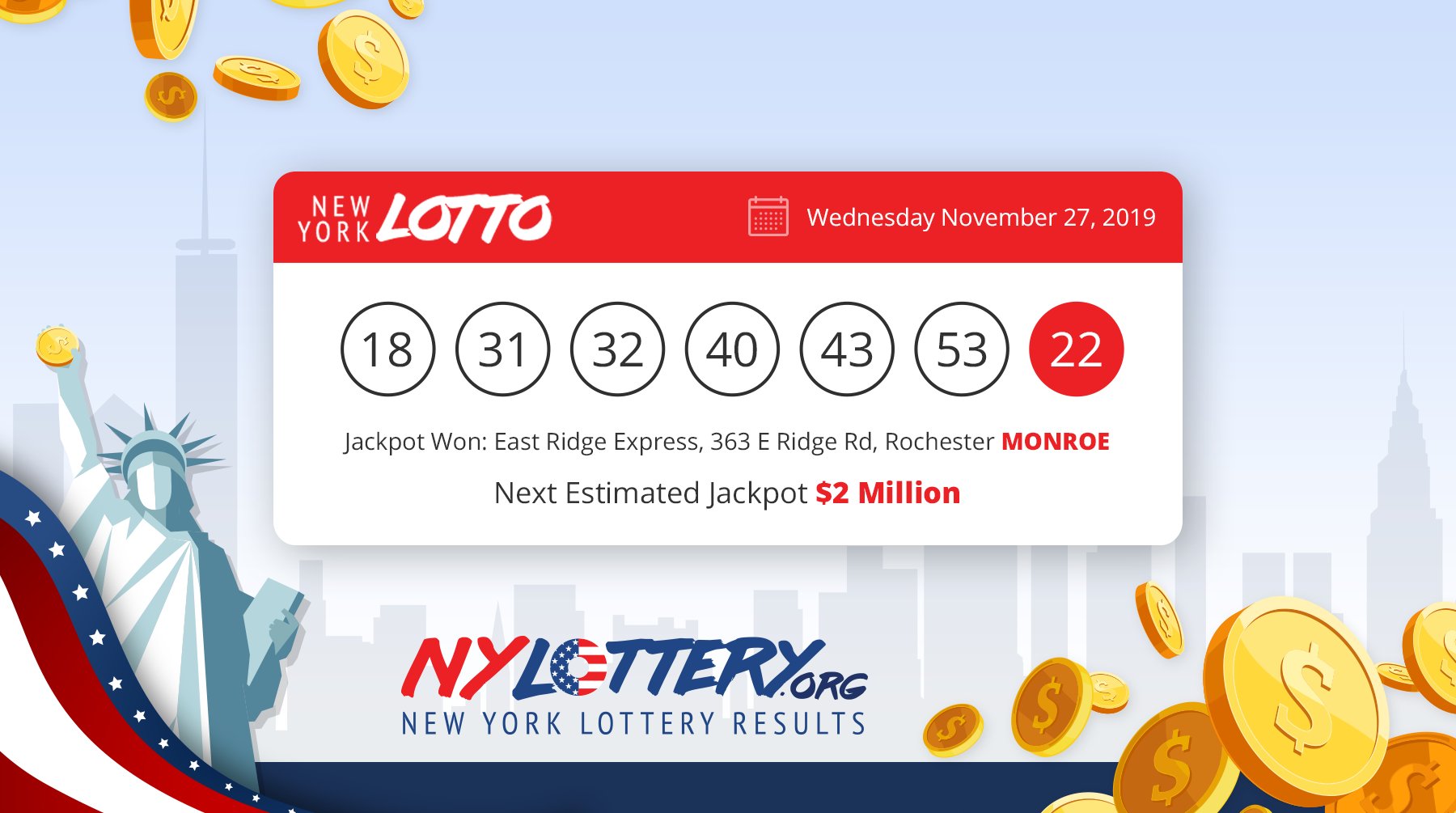 Lotto result sale july 18 2019