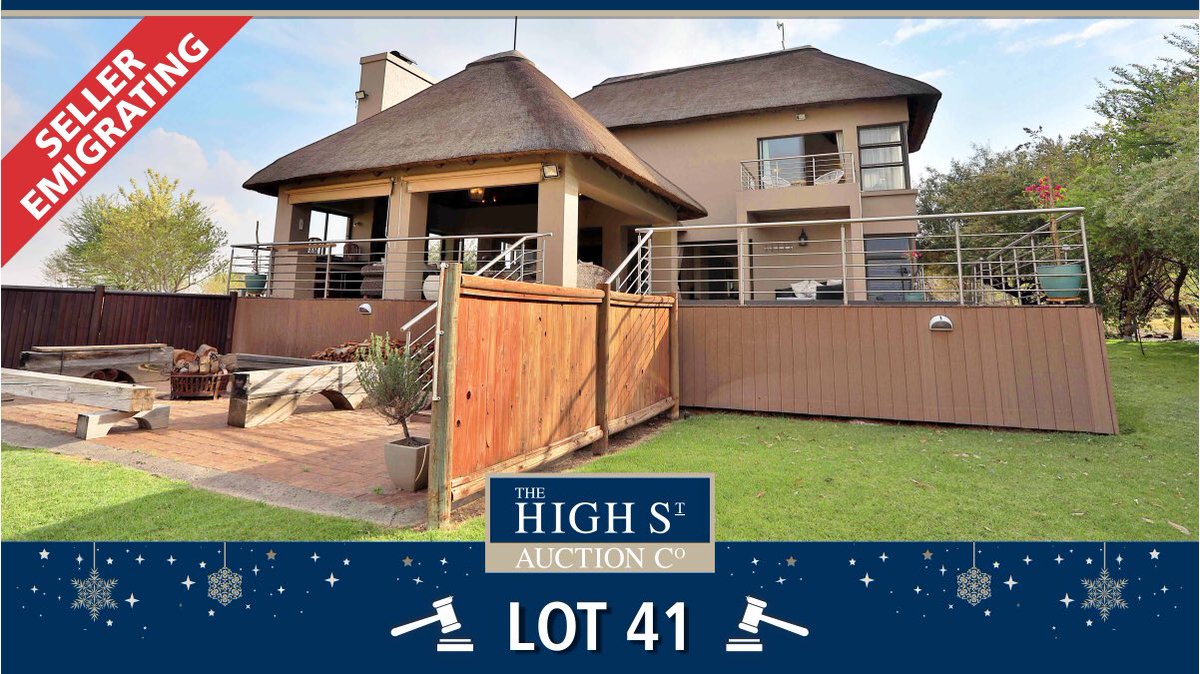 High_St_Auction's tweet photo. Pristine 4 Bedroom Home situated in a secure nature reserve in Parys, Free State is up for grabs right now
#Lot41 #MultiPropertyAuction #HighStreetAuctions #TheHighStAuctionCo https://t.co/eaP5kMnhNn