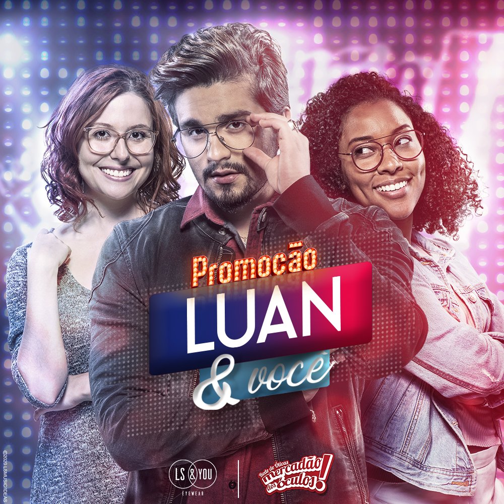 OficialMdo's tweet photo. O Mercadão leva você e um acompanhante para um show do Luan com entrada VIP! É muito fácil concorrer: compre um #LSYOU EYEWEAR, cadastre o cupom fiscal no site e pronto, é só aguardar o sorteio.
Site da promo: https://t.co/z1wh85k2mJ
#MercadãodosÓculos #luansantana https://t.co/MNI5OsdvoW
