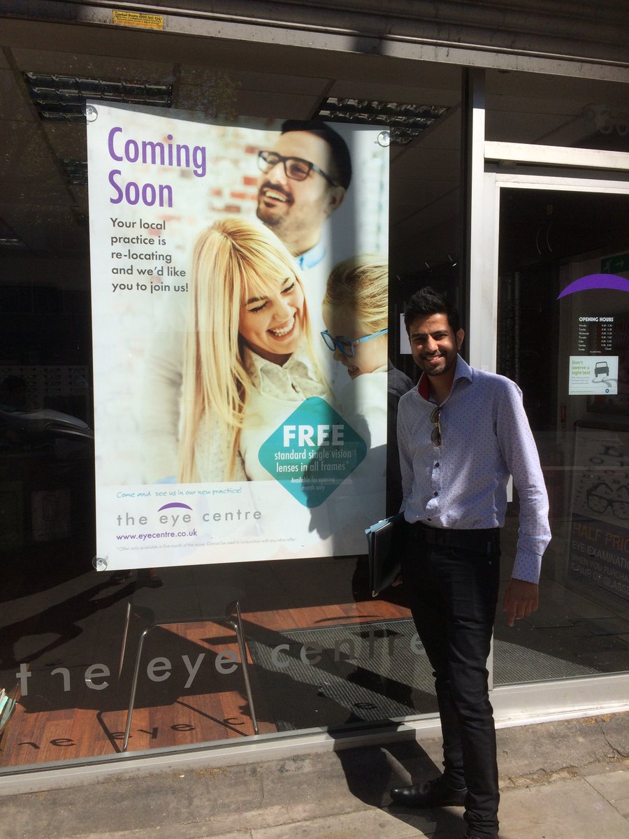 Weareimageworks's tweet image. New EYE CENTRE Opticians at Thornton Heath Croydon.
Smooth transfer from old shop to this newly built shop.
Happy Owner - Happy Staff - Happy Customers.
#shopfitting #imageworks