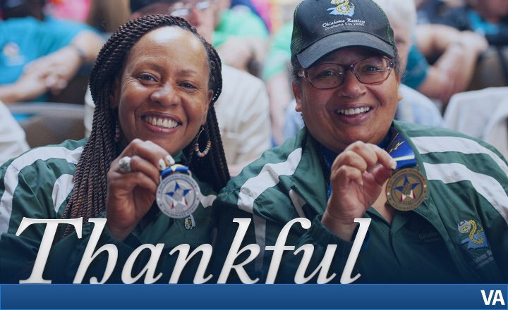 Sports4Vets's tweet photo. We are Thankful for our Veteran athletes and artists who show us what strength, courage, motivation and creativity look like. You inspire us daily. Have a happy and healthy Thanksgiving! 🍁 #sports4vets #arts4vets #veterans https://t.co/5EgxDXgeec