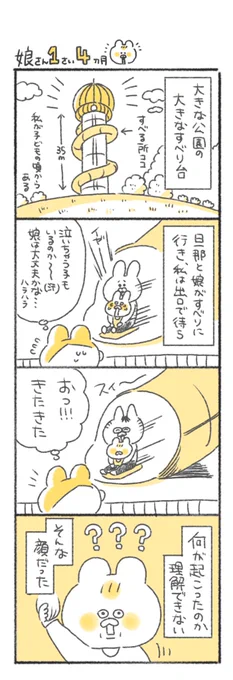 私が子どもの頃からある公園(有料)に行ったらめちゃくちゃ遊具増えてるし娘にはいい体験になったかな
#キヨの育児絵日記 