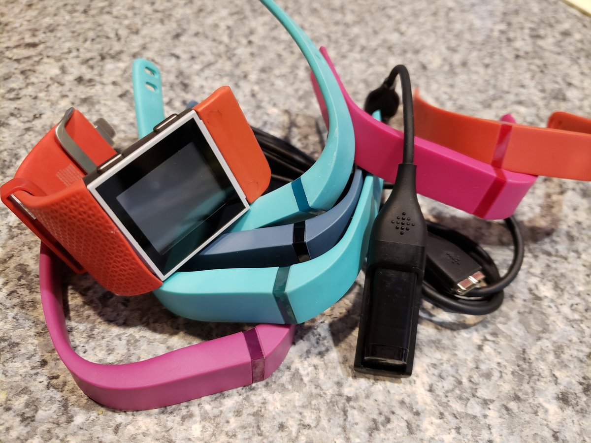 CHSbio's tweet photo. Found a @fitbit with a broken band in the basement, looked for a way to recycle it &amp; found @lisagualtieri's  #recyclehealth out of @TuftsMedicalCtr, they refurbish them &amp; give them to underserved populations. Great way to meet some @SDG2030 goals! Sending ours off tomorrow! https://t.co/lg4jn4xutn