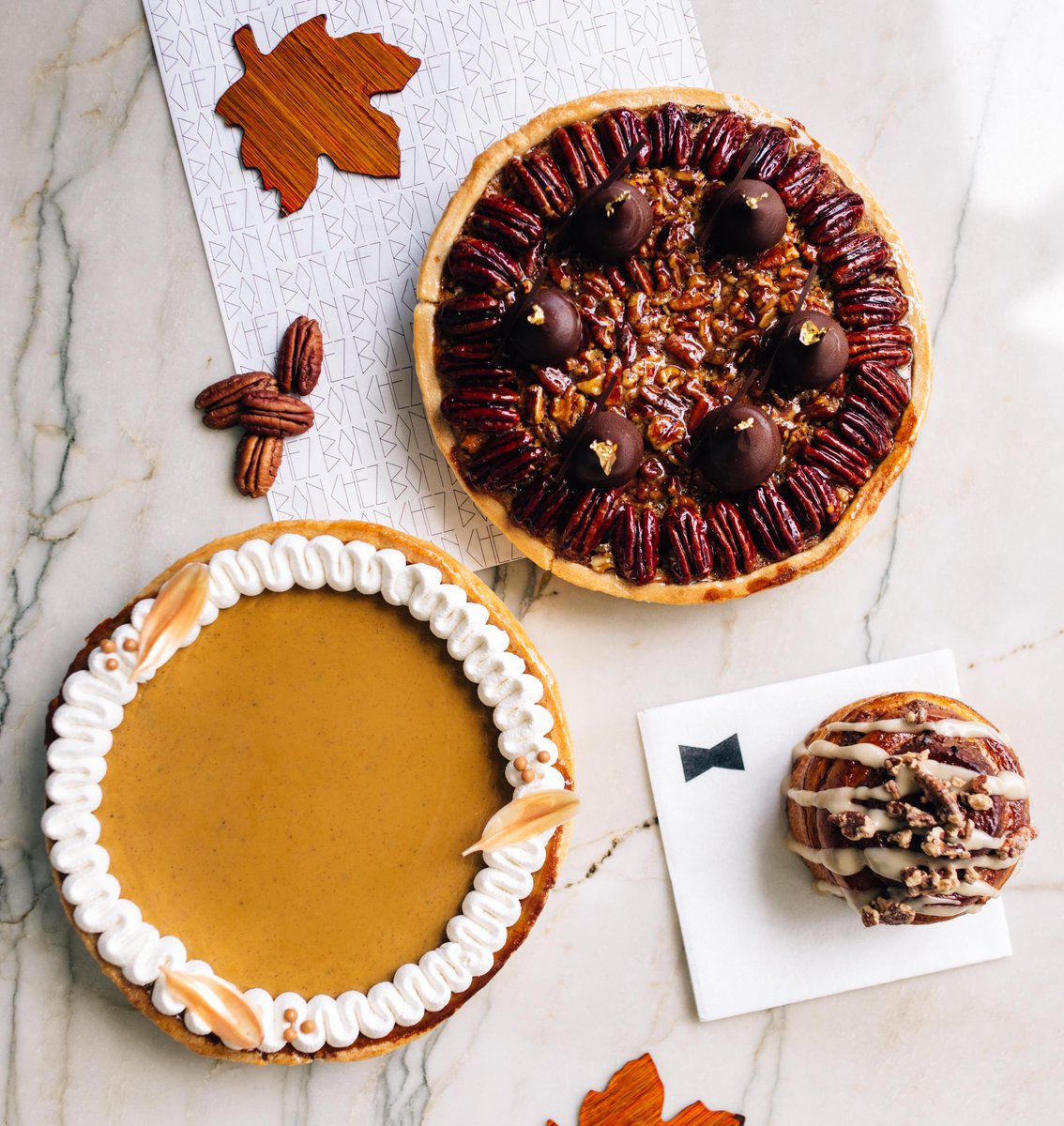 Fontainebleau's tweet photo. Don’t forget about dessert! After your feast, indulge in sweet delights from #ChezBonBon. Happy Thanksgiving from #Fontainebleau. https://t.co/frescM2u3L