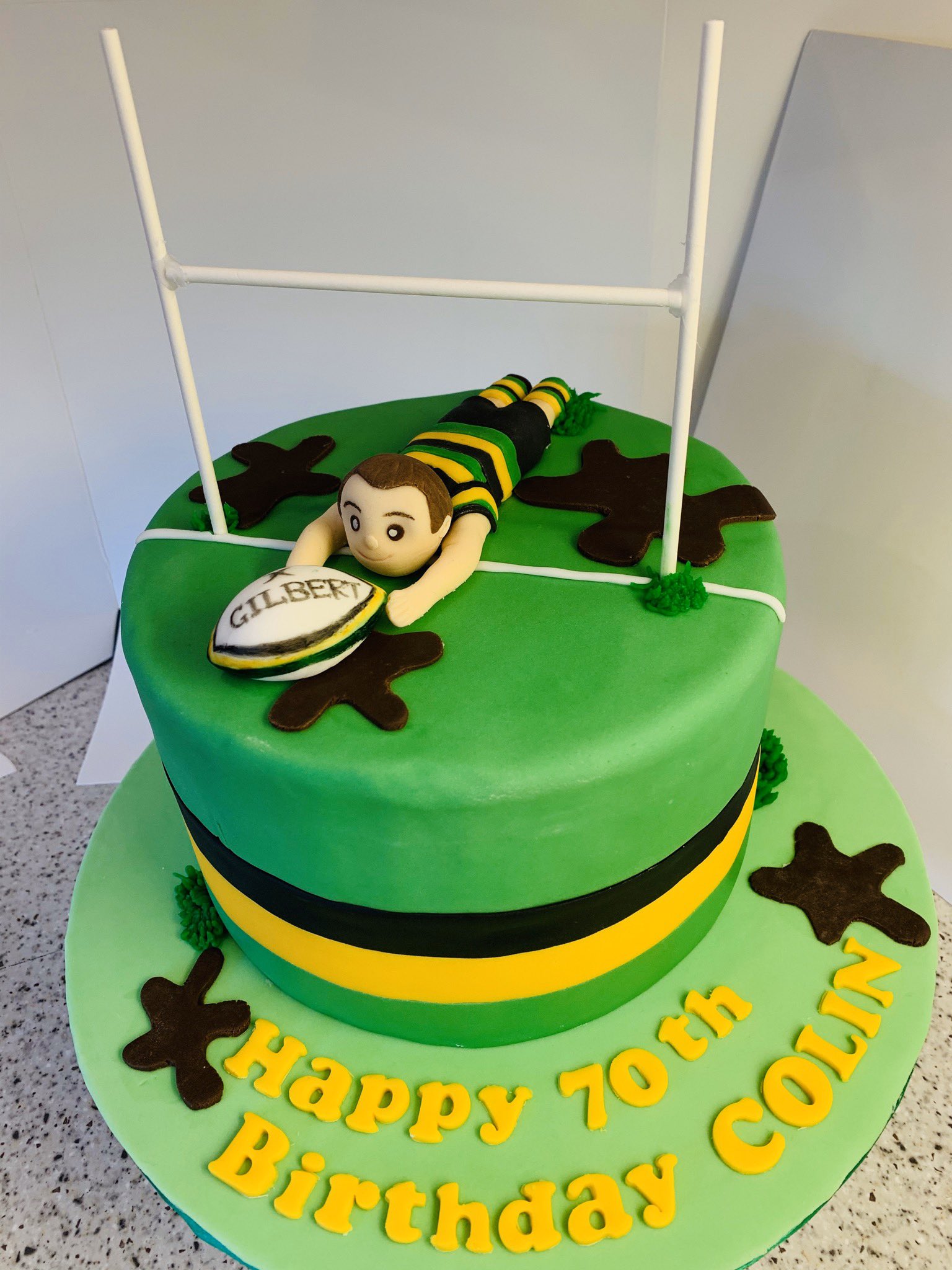 3D Rugby Ball Birthday Cake | Imaginative Icing - Cakes - Scarborough,  York, Malton, Leeds, Hull, Bridlington, Whitby, Filey, and across the UK