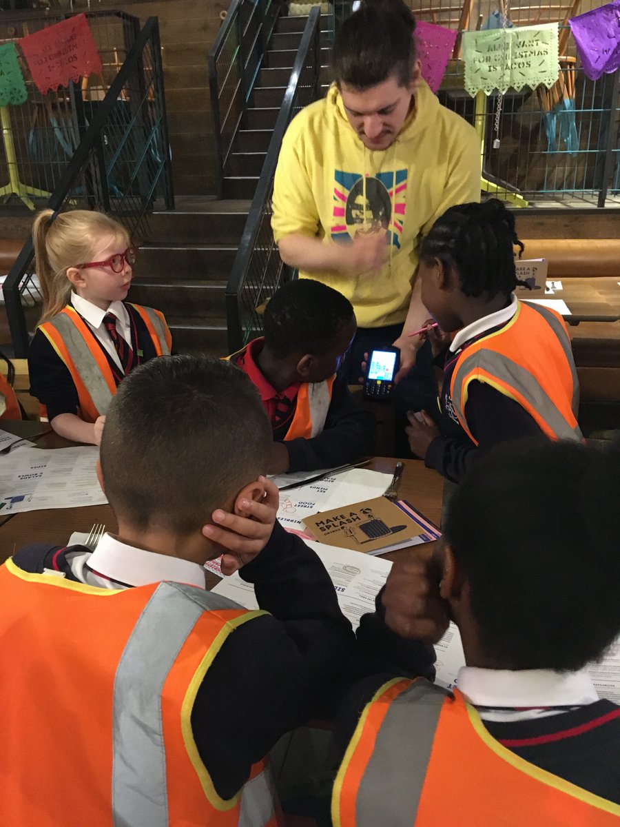 What an awesome workplace visit today for Year 4 from <a href="/StJtB/">St John the Baptist</a> ! Thank you <a href="/wahaca/">wahaca</a> St Pauls for pulling out all the stops, giving the pupils a behind-the-scenes experience of what it's like to work in the restaurant industry, as part of our #workweek programme!