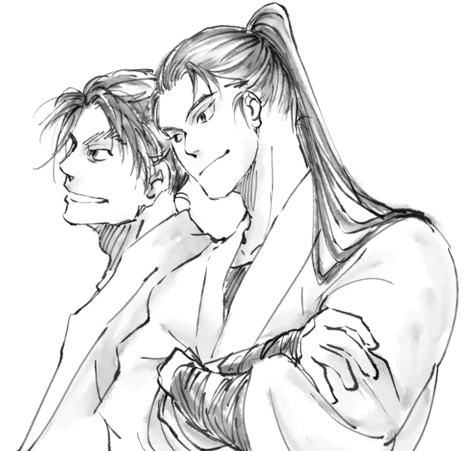 仙蔵と文次郎 明日の厳禁楽しみですね!! 厳禁に!六いが!同じ画面で!生きてる!?!?!? 