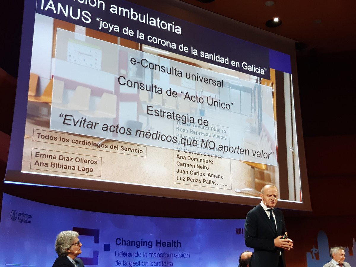 Organización en <a href="/cardiologiaCHUS/">CARDIOCHUS</a> con Dr. <a href="/JoseJuanatey/">José R. Juanatey</a> #ChangingHealthcare <a href="/iesebschool/">IESE Business School</a> <a href="/BoehringerES/">Boehringer Ingelheim España</a>
