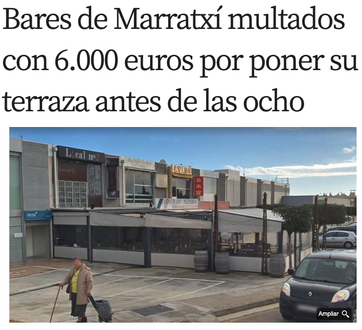 sialasterrazas's tweet photo. Esto se contagia... ahora es Marratxí quien empieza a poner multas a las terrazas que abran antes de las 8.00 #sialasterrazas #sialasterrazasdemarratxi

https://t.co/SPiKcxU6sG https://t.co/PtMLElrt3M