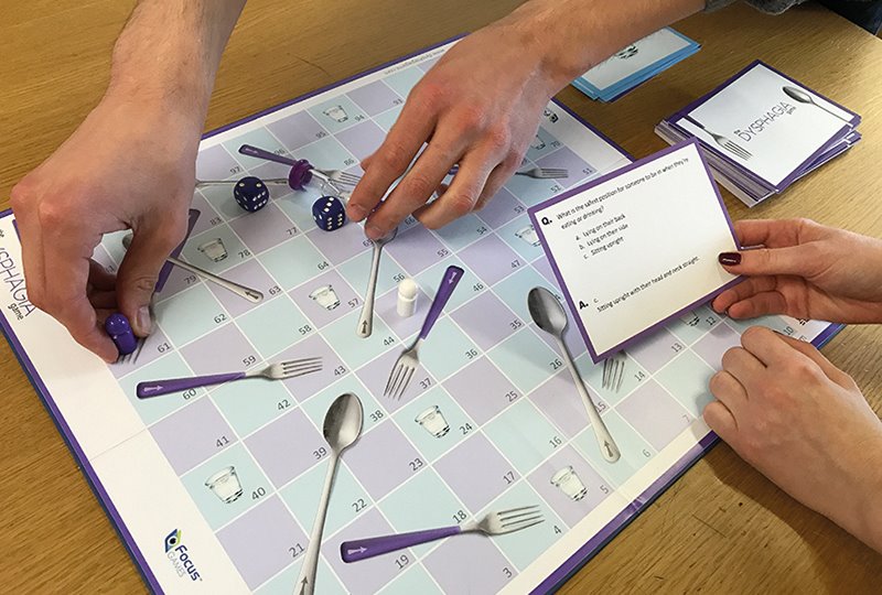 DysphagiaGame's tweet photo. It's #BlackFriday and the Dysphagia Game is on sale! Train Health and Social Care about #dysphagia at a reduced cost. For more info visit:  https://t.co/KQh82U1elC https://t.co/qUoOUYbBCE