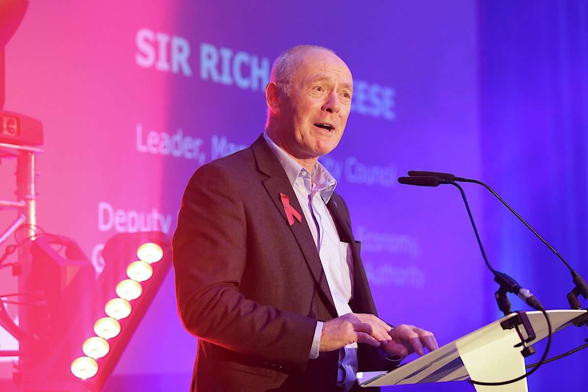 SharpFutures's tweet photo. Thank you to @SirRichardLeese who attended last nights #SharpFuturesCelebration & spoke about the Industrial Strategy within Greater Manchester! https://t.co/DrVuuEeQ7H
