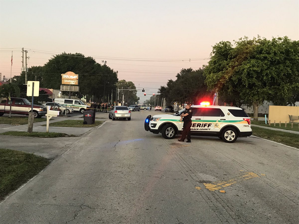 One person dead, two injured in shooting at gentlemen’s club on Purdy Lane in West Palm Beach.  The shooter has not been caught.