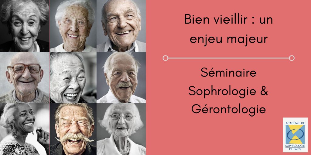 AcadSophro's tweet photo. ✅ Le travail du Sophrologue pour les personnes âgées se révèle passionnant et plein de belles surprises. 

Séminaire “Bien vieillir avec la Sophrologie” le 20 &amp; 21 Janvier 2020 avec pour intervenante Béatrice Bienvenu-Blouet.

Plus d’infos :
https://t.co/rQSFrr73Rv https://t.co/I0hWyuZGq7
