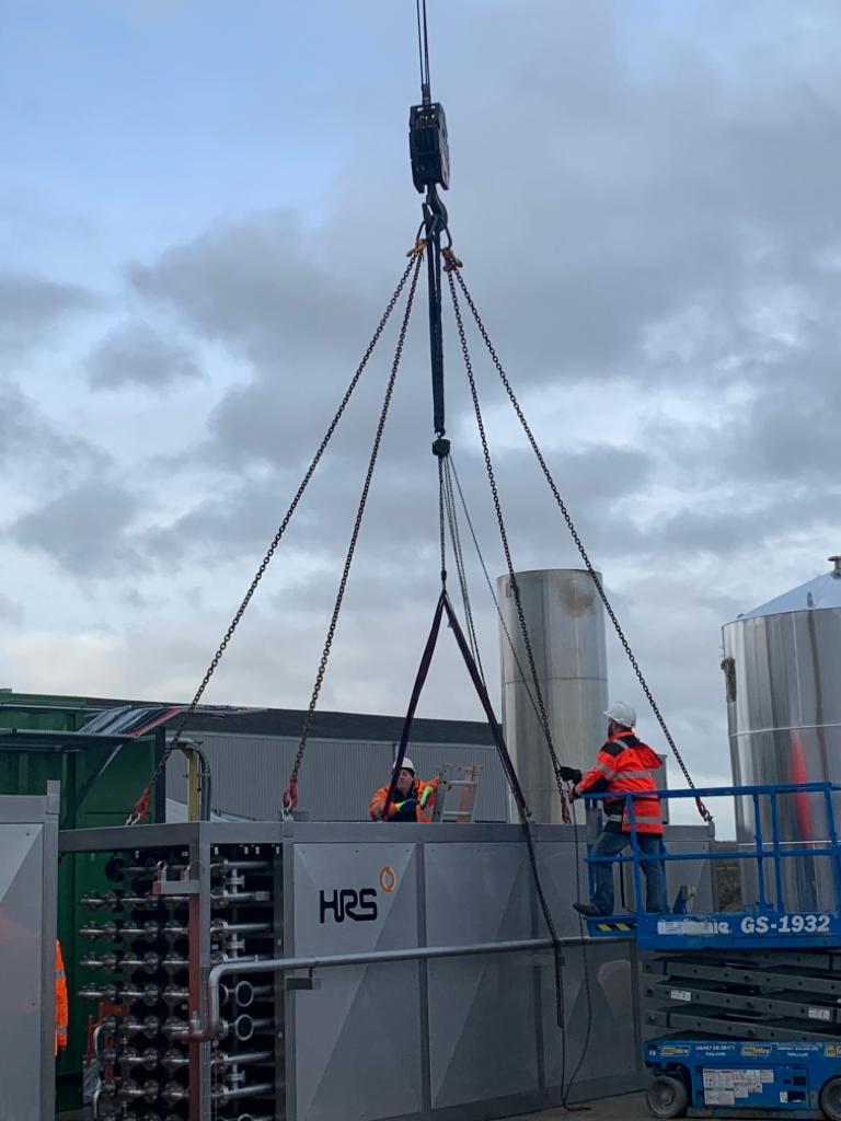 HRSHeatEx's tweet image. Our team hard at work in the DPS (Digestate Pasteurisation System) installation. #digestatepasteurisation #heatexchangers #teamatwork