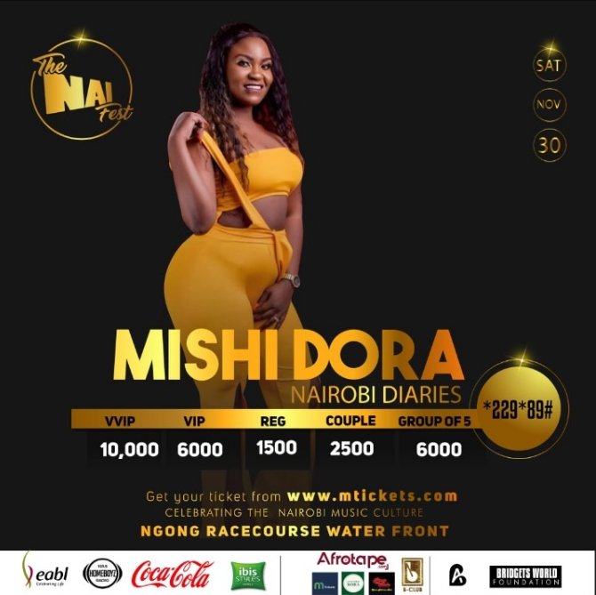 BoboMathu's tweet photo. The temperature🔥 imepanda kidogo!!!... Mishi Dorah is a reality TV star, socialite and Nairobi Diaries actress and business woman.We are counting hours!!! 30th NOVEMBER vitu kwa ground will be different!!MUST ATTEND EVENT... @bridgetachieng
@mishi_dorah 
@nairobidiaries https://t.co/NUpqrKCZOc