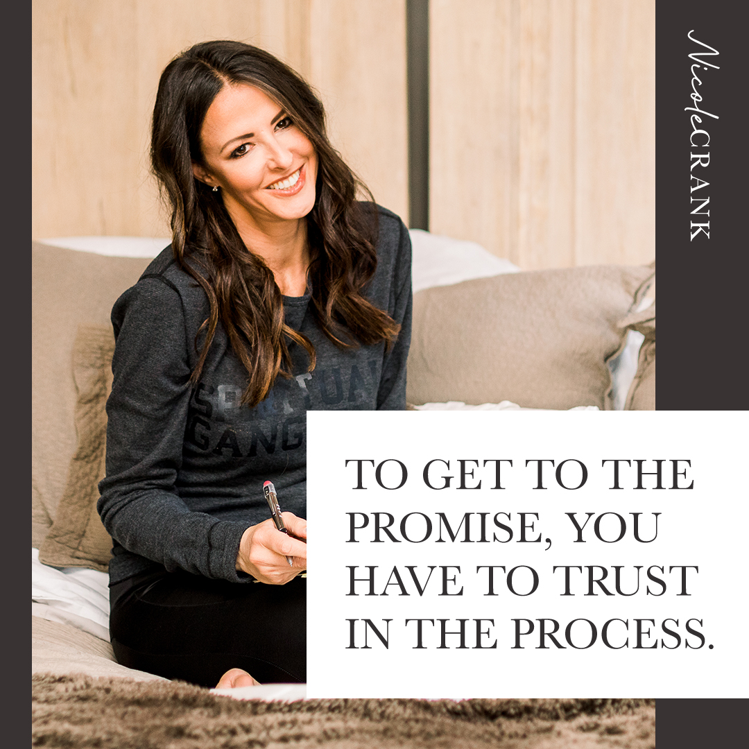 NicoleCrank's tweet photo. Are you willing to trust God's process? We want the promise that God has given us but there's a process to get there. You may feel you've been waiting a long time (and maybe you have). But what God is doing in you while you wait is just as important as what you are waiting for. https://t.co/6qQ3rIsamv